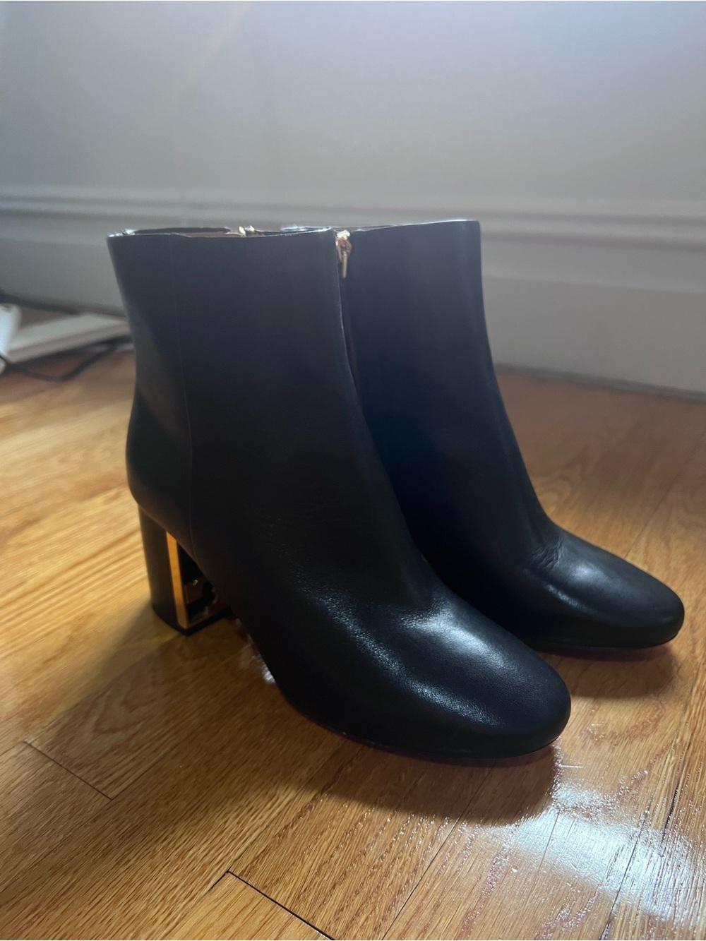 Tory Burch Gigi Bootie with Gold Accent Heel